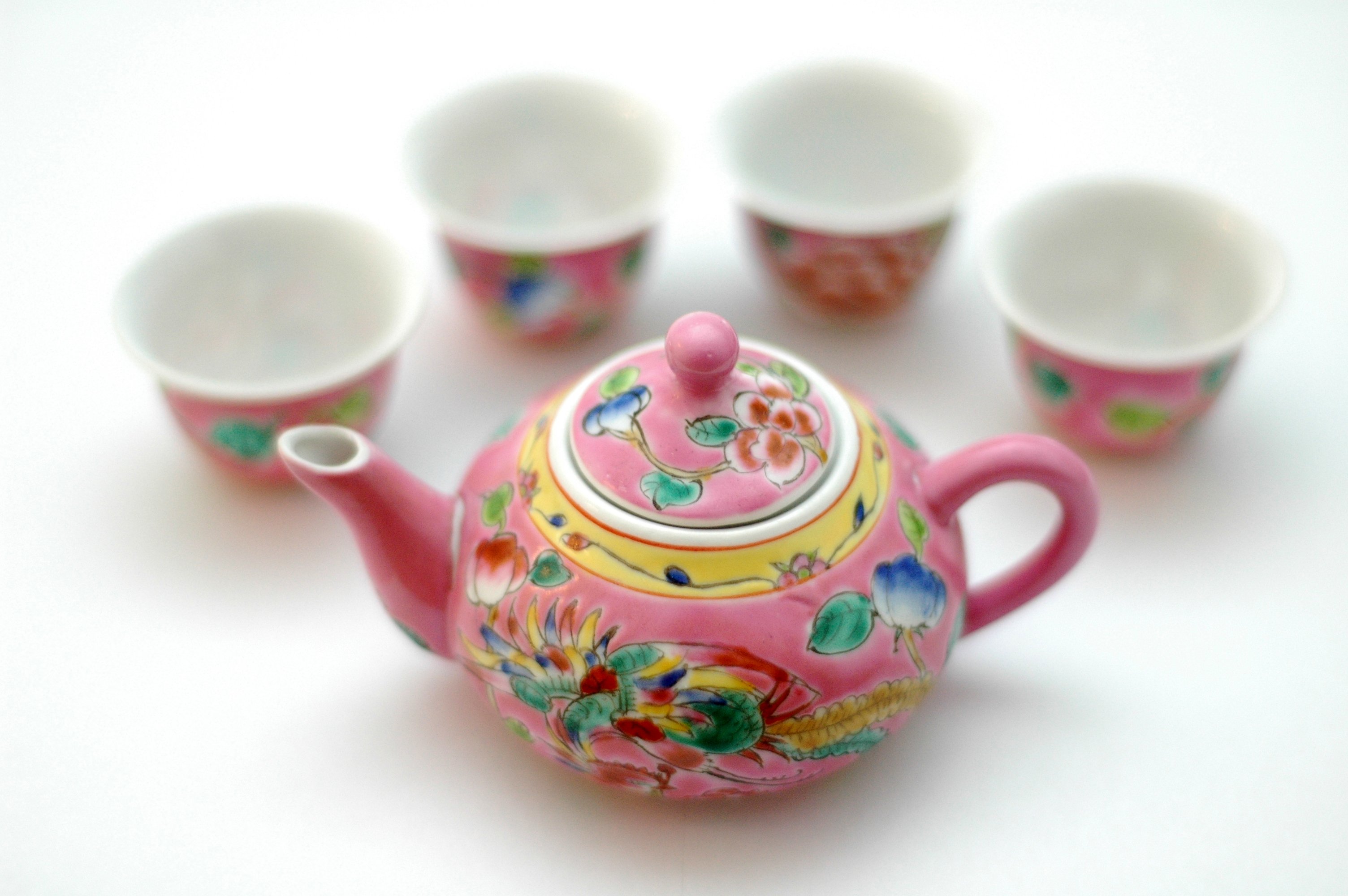 Porcelain tea set
