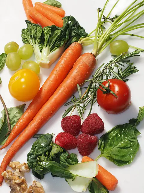 organic fruits and vegetables